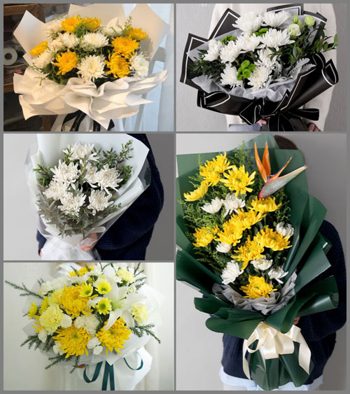 安徽滁州市凤阳县板桥镇古城村白事花束代送